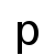p | DejaVu Sans, Book