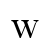 w | Times New Roman, Regular