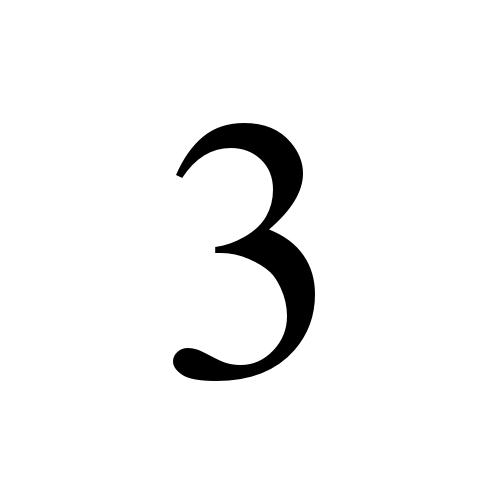 3 digit three times new roman regular graphemica